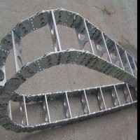 宏泰厂家定制全封闭机床钢制拖链 数控机床桥式钢铝拖链 桥式工程拖链