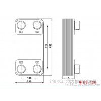 钎焊板式热交换器 B3-136 板式换热器 淬火油冷却器 油冷器