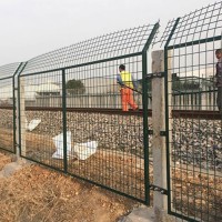 1.8*3m框架仓库隔离护栏网 铁路隔离防护带框护栏 临时简易护栏