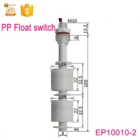 双浮子加长浮球液位开关 PP干簧管水位开关 M10液位开关100mm EP10010-2