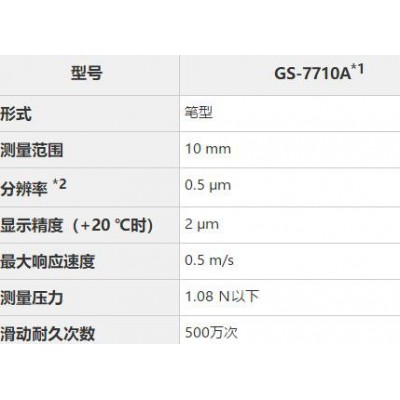 ONOSOKKI小野数字式位移传感器GS-77