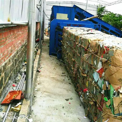 双鹰 120吨卧式废塑料打包机 卧式打