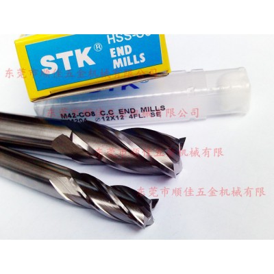 **大量批发原装STK钴高速钢立铣刀 1