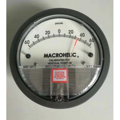 压差表 指针微压差表MACROHELIC 0-60Pa 机械气体微压差表 压差计图1