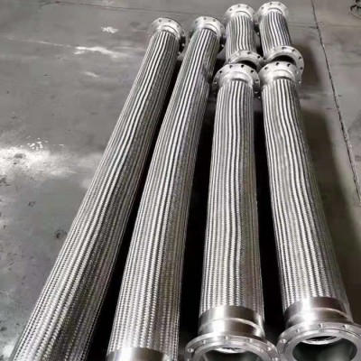 大口径法兰式金属软管 快速接头连接金属软管 304不锈钢金属软管  顺和 量大从优图1