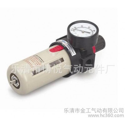 台湾AirTAC气动元件 气源调压阀口径G1/2带压力表BF图1