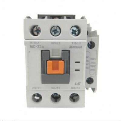 LS产电 MC-50a三极接触器 线圈电压AC220V 额定电流50A 辅助触头1NC+1NO图1