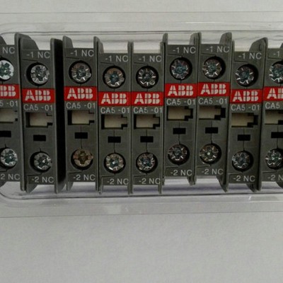 ABB接触器辅助触点CA5—01一常闭专