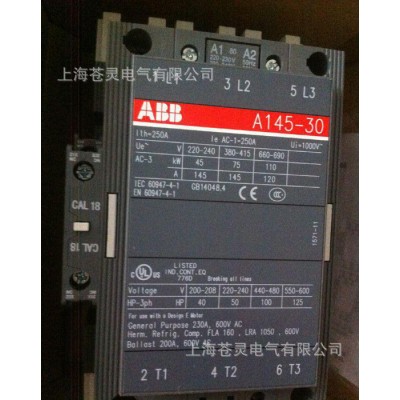 ABB接触器 A145-30-11 一级代理商