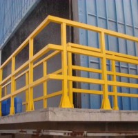 定制  污水处理厂专用栏杆  防腐蚀玻璃护栏  配电柜机制玻璃钢围栏