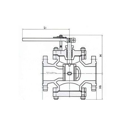 417.T40H-16 给水回转式调节阀、直