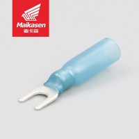 麦卡森SHB 叉型冷压端子 透明叉型端子 出口端子 U形 电镀 热缩 连接器端子