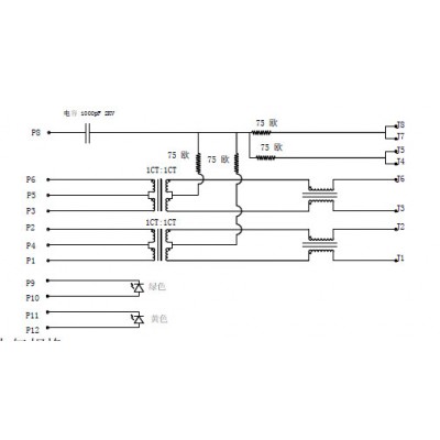 兴伸展RJ45插座/网络滤波器/连接器1