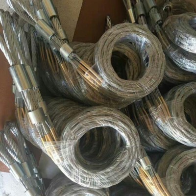 恒龙  专业生产网套  不锈钢高强度牵引拉线电缆网套，导线网套  电缆网套  网套连接器图1