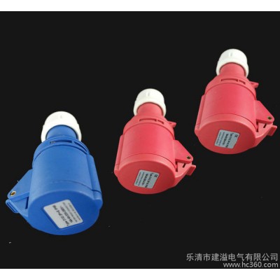 直销工业电源连接器16a/32A欧标 防水公母插座4芯2142 连接器插座图1