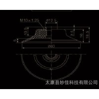 PA-60/PFG-60  真空吸盘 单层直径60mm吸盘 加工定制异形吸盘