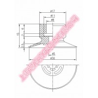 真空吸盘 橡胶吸盘 硅胶吸盘 工业吸盘 吸盘 30毫米吸盘 机械手吸盘 上海誉真YZ30BA