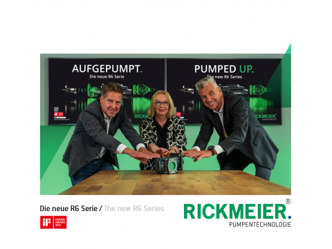RICKMEIER - 新的 R6 系列齿轮泵 - 2021 年 iF 设计奖得主