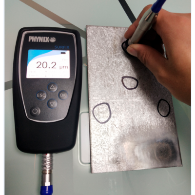 高精度镀锌测厚仪 钢材热镀锌层厚度检测仪图2
