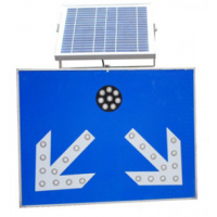 深圳瑞尔利 太阳能箭头灯双向LED导向灯 太阳能施工导向牌