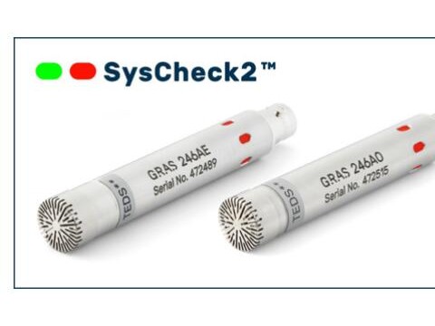 GRAS全新发布SysCheck2TM - 首个内置自动验证功能的智能声传感器  - 提高测试效率、减少系统设置时间