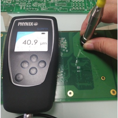 PCB板三防漆厚度测试仪 电路版UV胶