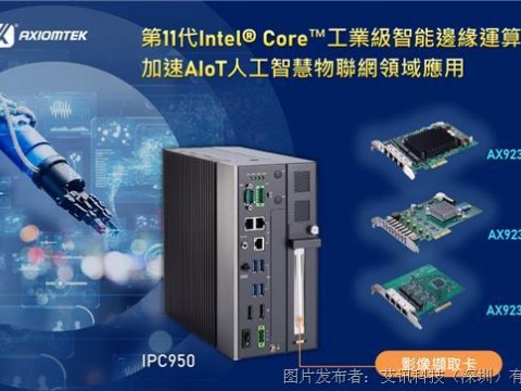 艾讯科技全新第11代Intel® Core™工业级智能边缘运算平台IPC950加速AIoT应用