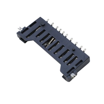 SD 短体全塑卡座带29.4加长焊脚 黑胶连接器 SD储物卡座 厂家直售图3