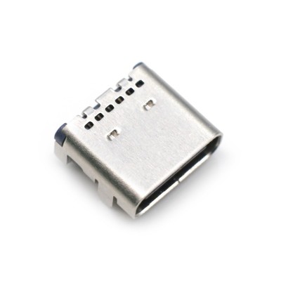 TYPE-C3.1母座 板上SMT贴片 USB24Pin双排插座 闪电快充U4连接器图2