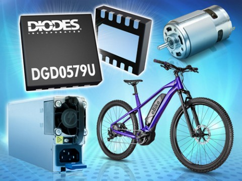Diodes Incorporated 高频 100V 额定栅极驱动器提高电源使用效率，同时节省电路板空间