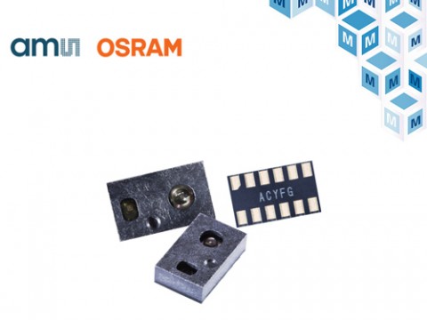 贸泽开售ams OSRAM TMF8820、TMF8821 和TMF8828多区飞行时间传感器