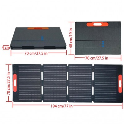 MoveTo.Solar 便携式可折叠太阳能电池板600W图1