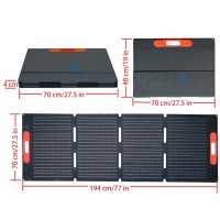 MoveTo.Solar 便携式可折叠太阳能电池板600W