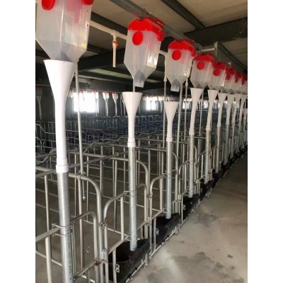 绞龙育肥母猪料线自动上料系统厂家直供畜牧养殖图1