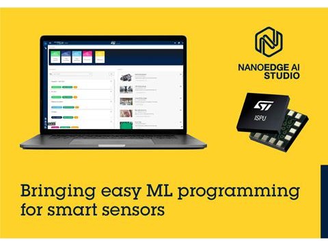 意法半导体NanoEdge AI Studio更新，支持智能传感器上的设备端学习和诊断