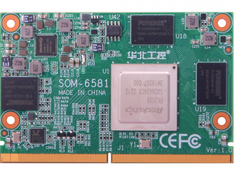 新品推荐：华北工控搭载RK3588芯片的AIOT主板SOMB-6581A