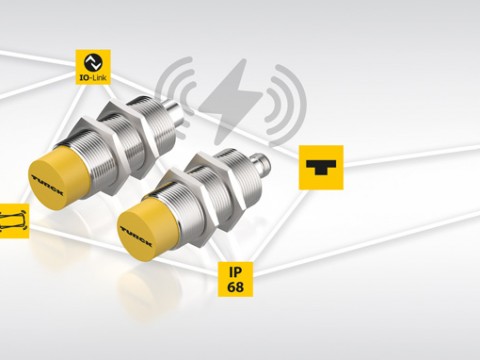 图尔克公司新NIC系列耦合型传感器，采用非接触方式，最大传输18W功率