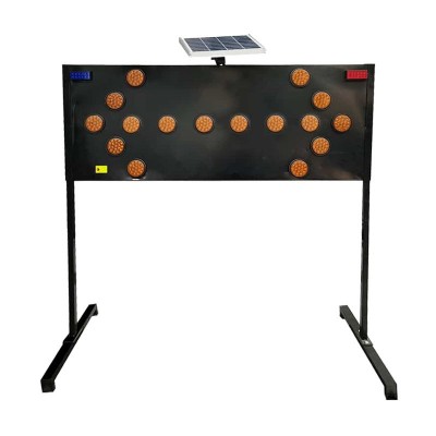 太阳能导向灯 双向太阳能导向牌交通设施厂家图2