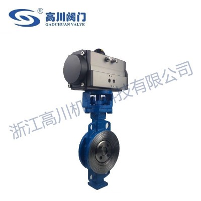 D673H气动硬密封蝶阀图3