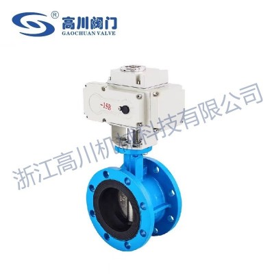 D941X不锈钢电动法兰蝶阀图3