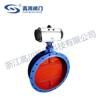 D641W气动通风调节蝶阀图2