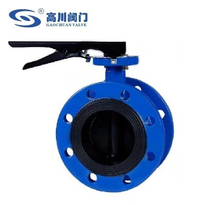 D341J全衬胶法兰蝶阀图2