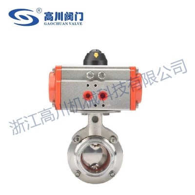 D681X卫生级气动蝶阀图2