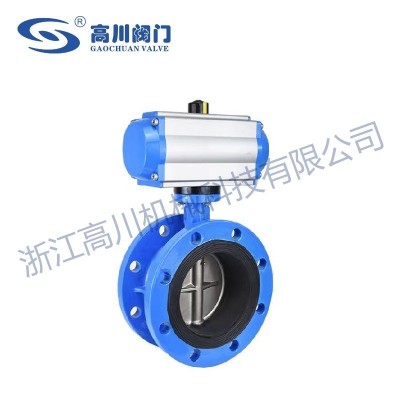 D641X气动法兰软密封蝶阀图3