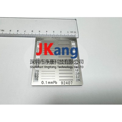 Type38高分辨测试卡 Type 81高分辨测试卡 二度星卡 X射线检测用线对卡图3