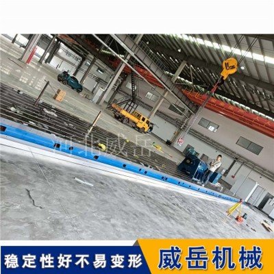 铸铁工作平台表面开T型槽 铸铁平台动载荷载图2