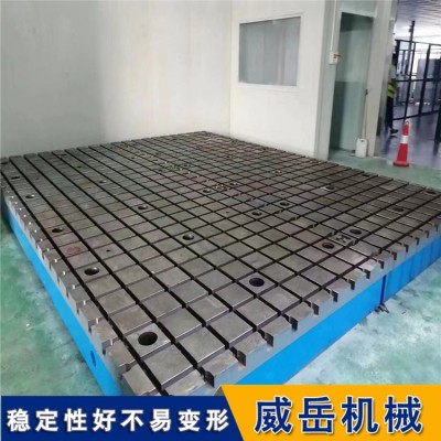 铸铁工作平台表面开T型槽 铸铁平台动载荷载图3