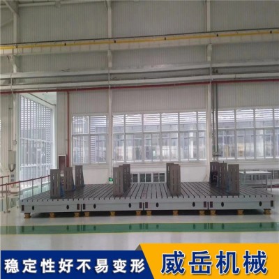 铸铁工作平台带框架铸铁平板划线平台HT250图2