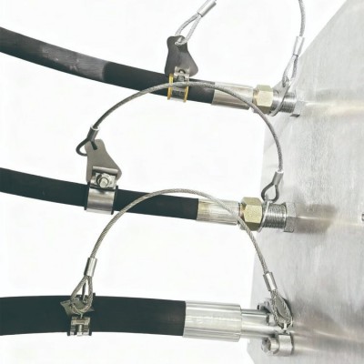 液压机械厂高压管线防爆链防腐蚀防崩脱装置图3