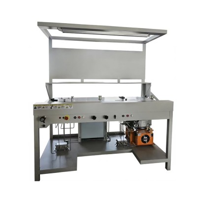 卡箍隔膜压力表汽车燃油管耐压试验机隔膜压力表校验台图2